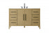 Elegant Lighting Millie 54 inch Single Bathroom Vanity in Grey Model: VF29354GR