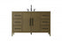 Elegant Lighting Millie 54 inch Single Bathroom Vanity in Grey Model: VF29354GR