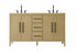 Elegant Lighting Millie 60 inch Double Bathroom Vanity in Grey Model: VF29360DGR