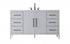 Elegant Lighting Millie 60 inch Single Bathroom Vanity in Grey Model: VF29360GR