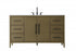 Elegant Lighting Millie 60 inch Single Bathroom Vanity in Grey Model: VF29360GR