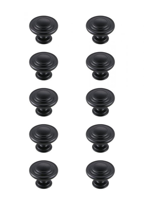 Elegant Lighting Minu 1.3 Inch Diameter in Brushed Gold Mushroom Knob Multipack (Set of 10) Model: KB2006-GD-10PK