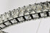 Elegant Lighting Monroe 48 Inch LED Oval Double Ring Pendant in Black Model: 3503D48BK