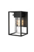 Elegant Lighting Morse 1 Light Wall sconce W10 Inch E10 Inch H16 Inch L1 in Black (1Box) Model: OD366W16BK