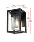 Elegant Lighting Morse 7 inch Outdoor Pendant in Black Model: OD366W9BK
