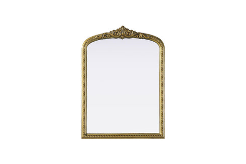 Elegant Lighting Naomi Vintage Resin Mirror 22x30 Inch in Antique Brass Model: MR7F2230AB