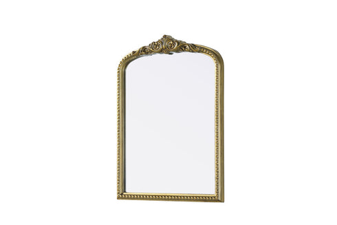 Elegant Lighting Naomi Vintage Resin Mirror 22x30 Inch in Antique Brass Model: MR7F2230AB