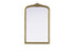 Elegant Lighting Naomi Vintage Resin Mirror 22x36 Inch in Antique Brass Model: MR7F2236AB