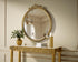 Elegant Lighting Naomi Vintage Resin Mirror 24x25.6 Inch in Antique Brass Model: MR7G24AB