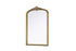 Elegant Lighting Naomi Vintage Resin Mirror 24x36 Inch in Antique Brass Model: MR7F2436AB