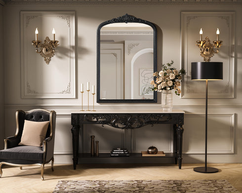 Elegant Lighting Naomi Vintage Resin Mirror 24x36 Inch in Vintage Bronze Model: MR7F2436VB