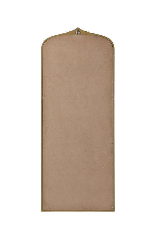Elegant Lighting Naomi Vintage Resin Mirror 24x60 Inch in Antique Brass Model: MR7F2460AB