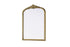 Elegant Lighting Naomi Vintage Resin Mirror 27x36 Inch in Antique Brass Model: MR7F2736AB