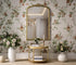 Elegant Lighting Naomi Vintage Resin Mirror 27x42 Inch in Antique Brass Model: MR7F2742AB