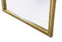 Elegant Lighting Naomi Vintage Resin Mirror 30x42 Inch in Antique Brass Model: MR7F3042AB