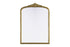 Elegant Lighting Naomi Vintage Resin Mirror 30x42 Inch in Antique Brass Model: MR7F3042AB