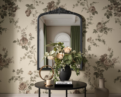 Elegant Lighting Naomi Vintage Resin Mirror 30x42 Inch in Vintage Bronze Model: MR7F3042VB