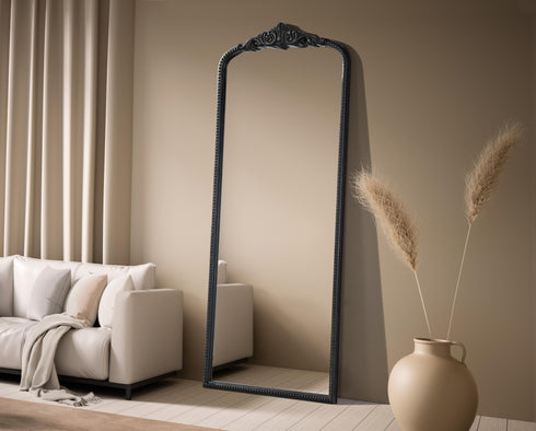 Elegant Lighting Naomi Vintage Resin Mirror 30x72 Inch in Vintage Bronze Model: MR7F3072VB