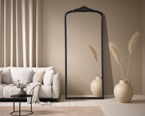 Elegant Lighting Naomi Vintage Resin Mirror 30x72 Inch in Vintage Bronze Model: MR7F3072VB