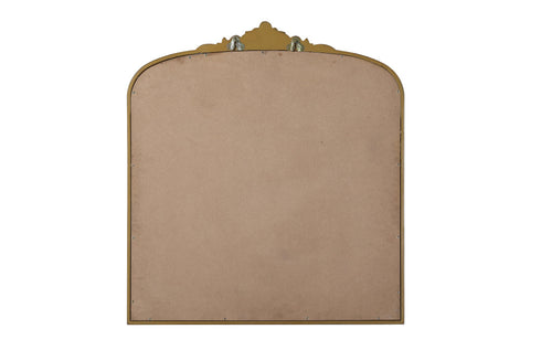 Elegant Lighting Naomi Vintage Resin Mirror 33x36 Inch in Antique Brass Model: MR7F3336AB