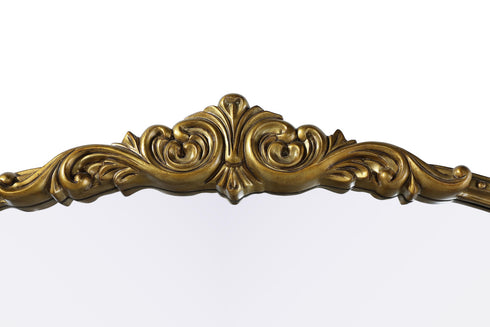 Elegant Lighting Naomi Vintage Resin Mirror 36x30 Inch in Antique Brass Model: MR7F3630AB