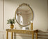 Elegant Lighting Naomi Vintage Resin Mirror 36x38 Inch in Antique Brass Model: MR7G36AB