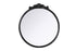 Elegant Lighting Naomi Vintage Resin Mirror 36x38 Inch in Vintage Bronze Model: MR7G36VB