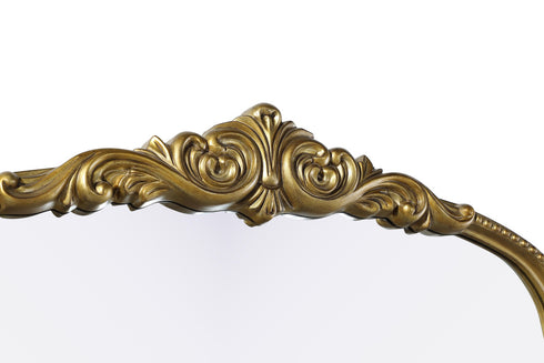 Elegant Lighting Naomi Vintage Resin Mirror 36x42 Inch in Antique Brass Model: MR7F3642AB