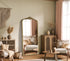 Elegant Lighting Naomi Vintage Resin Mirror 36x72 Inch in Antique Brass Model: MR7F3672AB