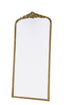 Elegant Lighting Naomi Vintage Resin Mirror 36x72 Inch in Antique Brass Model: MR7F3672AB