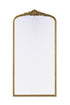 Elegant Lighting Naomi Vintage Resin Mirror 36x72 Inch in Antique Brass Model: MR7F3672AB