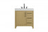 Elegant Lighting Nathan Vanity Cabinet 1DR 3DW 32 Inch W x 22 Inch D x 34 Inch H in Chestnut Brown Model: VF60632MCB