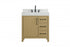 Elegant Lighting Nathan Vanity Cabinet 1DR 3DW 32 Inch W x 22 Inch D x 34 Inch H in Chestnut Brown Model: VF60632MCB