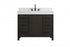 Elegant Lighting Nathan Vanity Cabinet 1DR 6DW 42 Inch W x 22 Inch D x 34 Inch H in Chestnut Brown Model: VF60642MCB
