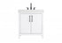 Elegant Lighting Nathan Vanity Cabinet 2DR 30 Inch W x 22 Inch D x 34 Inch H in Chestnut Brown Model: VF60630MCB