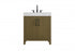 Elegant Lighting Nathan Vanity Cabinet 2DR 30 Inch W x 22 Inch D x 34 Inch H in Chestnut Brown Model: VF60630MCB