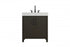 Elegant Lighting Nathan Vanity Cabinet 2DR 30 Inch W x 22 Inch D x 34 Inch H in Chestnut Brown Model: VF60630MCB