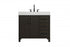 Elegant Lighting Nathan Vanity Cabinet 2DR 3DW 36 Inch W x 22 Inch D x 34 Inch H in Chestnut Brown Model: VF60636MCB