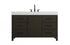 Elegant Lighting Nathan Vanity Cabinet 2DR 3DW 54 Inch W x 22 Inch D x 34 Inch H in Chestnut Brown Model: VF60654DMCB