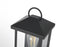 Elegant Lighting Neil 1 Light Wall Sconce W6.7 Inch E6.2 Inch H14.2 Inch in Black Model: OD411W14BK