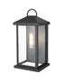 Elegant Lighting Neil 1 Light Wall Sconce W7.1 Inch E6.7 Inch H14.7 Inch in Black Model: OD411W15BK
