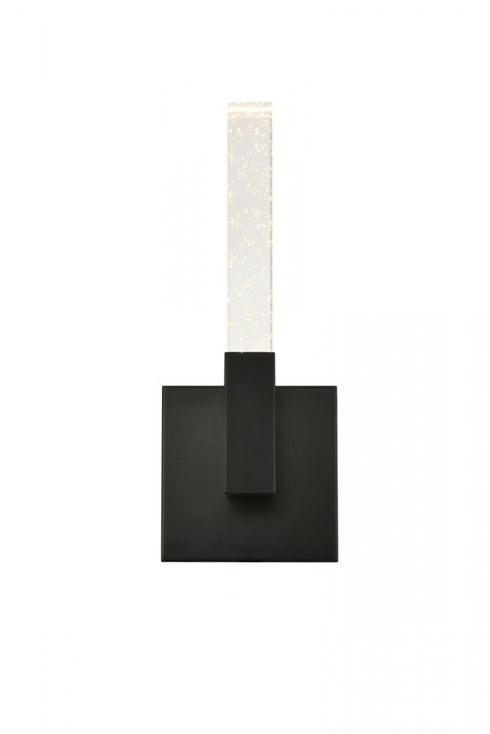 Elegant Lighting Noemi 6 Inch Adjustable LED Wall Sconce in Black Model: 1030W6BK