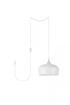 Elegant Lighting Nora 1 Light in Black plug in pendant Model: LDPG2003