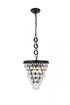 Elegant Lighting Nordic 3 Light Pendant Model: 1219D13BR/RC