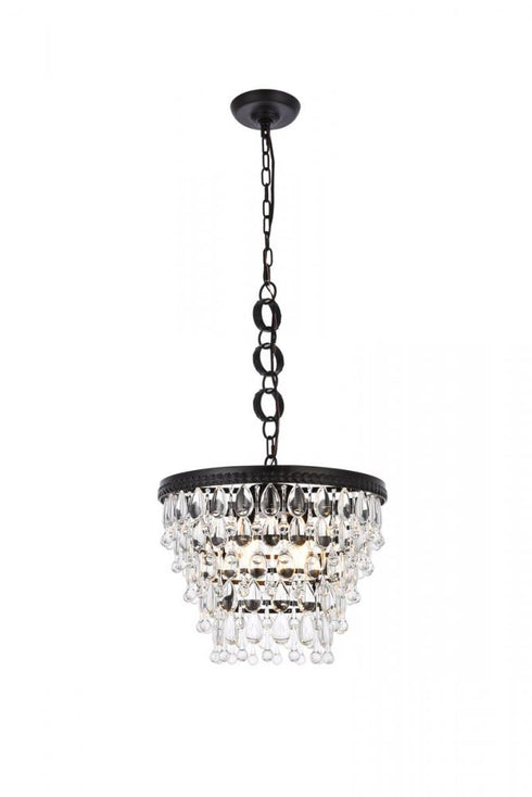 Elegant Lighting Nordic 4 Light Pendant Model: 1219D16BR/RC