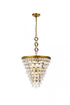 Elegant Lighting Nordic 5 Light Pendant Model: 1219D18BK/RC