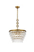 Elegant Lighting Nordic 5 Light Pendant Model: 1219D19BR/RC