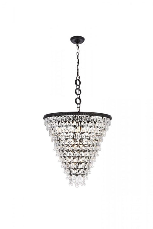 Elegant Lighting Nordic 7 Light Chandelier Model: 1219D24BR/RC