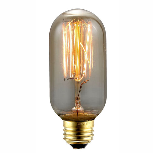 Elegant Lighting Nostalgic T14 Thread E26 120V40W 140 Lumen GD Model: E26-NOS40-T14-TH