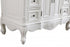 Elegant Lighting Oakland 42 Inch Single Bathroom Vanity in Antique White with Ivory White Engineered Marble Model: VF38842AW-VW